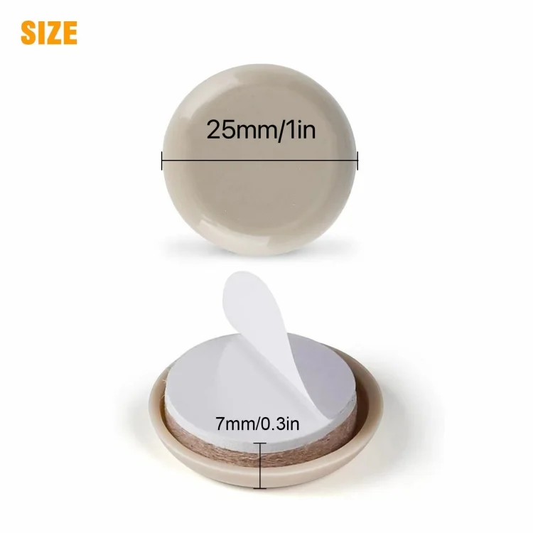EDA0040289_1.webp 32 in 1 25mm Round Table Chairs Non-slip Foot Mat - Image 2