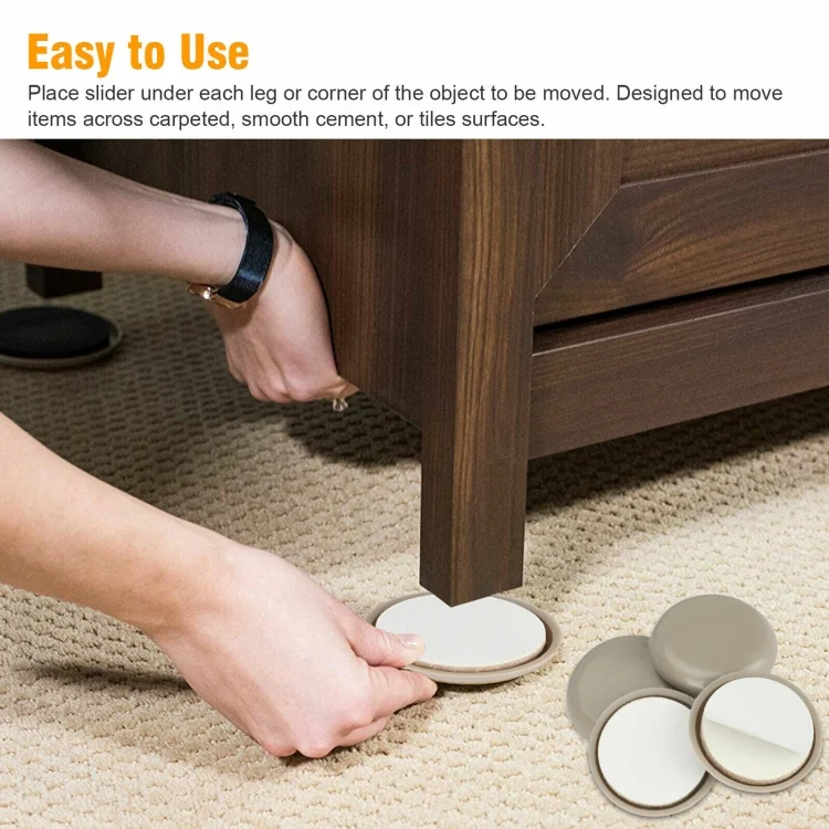 EDA0040289_3.webp 32 in 1 25mm Round Table Chairs Non-slip Foot Mat - Image 4