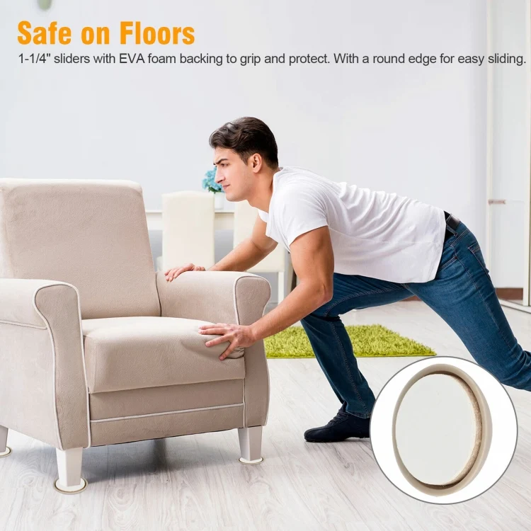 EDA0040289_4.webp 32 in 1 25mm Round Table Chairs Non-slip Foot Mat - Image 5