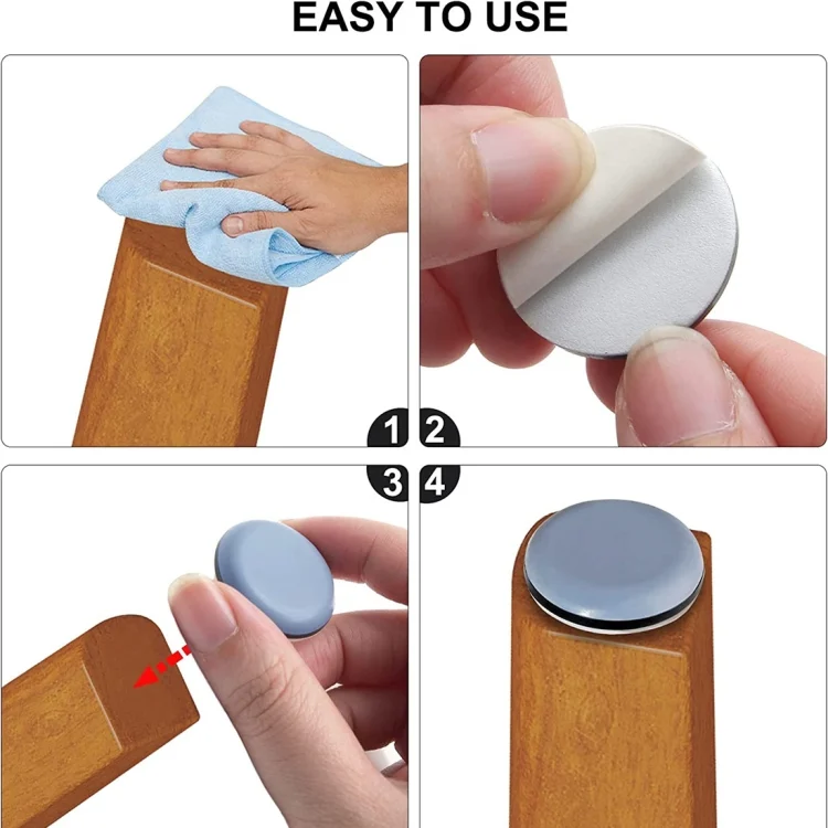 EDA0040296_2.webp 8 in 1 30mm Round Table Chairs Non-slip Foot Mat - Image 3