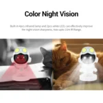 ESCAM PT211 Motion Detection & Tracking 2MP Sound Alarm Cloud Storage Two-way Audio Night Vision WiFi Camera - Image 8