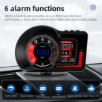 F15 Car High-definition LCD Instrument OBD+GPS HUD Head-up Display - Image 6