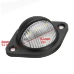 2pcs Car 3LED Round License Plate Light - Image 3