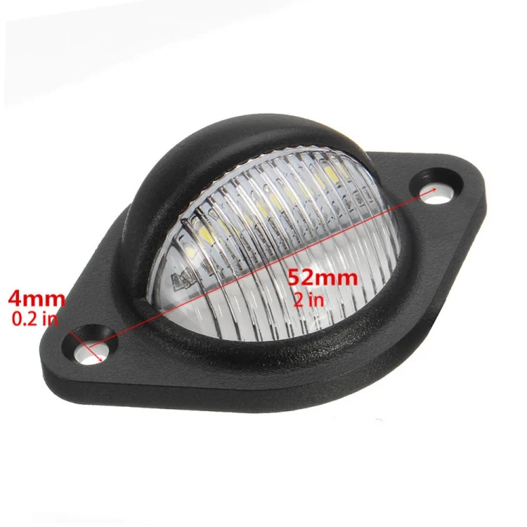 EDA0041146_2.webp 2pcs Car 3LED Round License Plate Light - Image 3