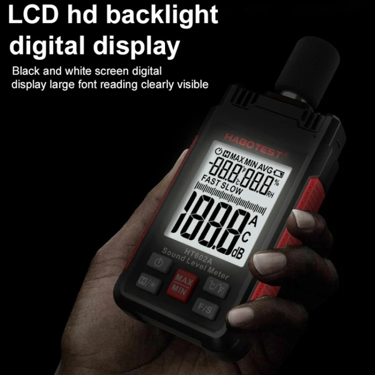 EDA0041658_9.webp HABOTEST HT602 Multifunctional Digital Display Noise Decibel Tester - Image 10