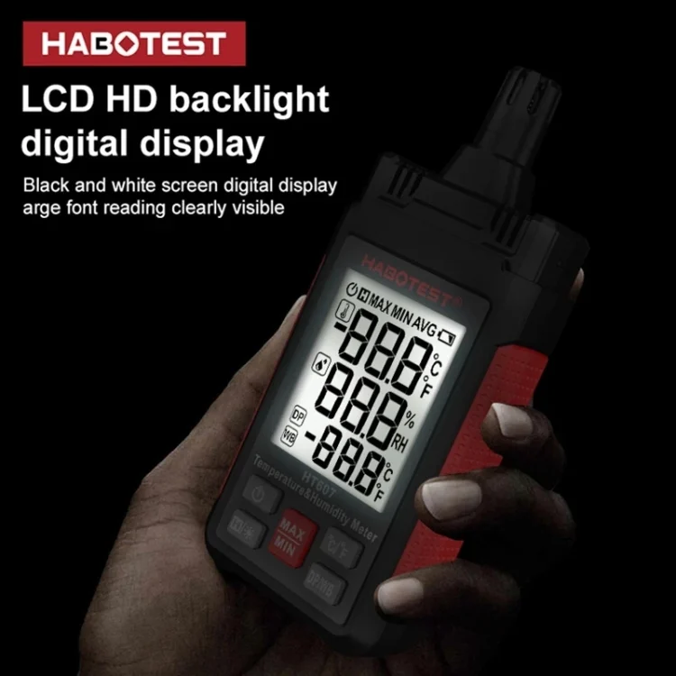 EDA0041677_9.webp HABOTEST HT607 Portable Handheld Temperature Humidity Tester - Image 10