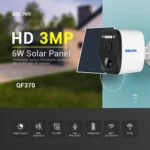 ESCAM QF370 3MP Cloud Storage PT WIFI Solar Panel IP Camera with PIR Alarm Support Night Vision & Two Way Audio - Image 2