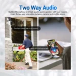 ESCAM QF370 3MP Cloud Storage PT WIFI Solar Panel IP Camera with PIR Alarm Support Night Vision & Two Way Audio - Image 8