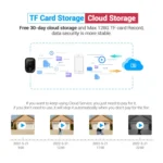 ESCAM QF370 3MP Cloud Storage PT WIFI Solar Panel IP Camera with PIR Alarm Support Night Vision & Two Way Audio - Image 9