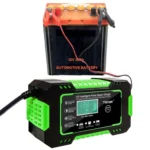 Motorcycle / Car Battery Smart Charger with LCD Creen - Image 3