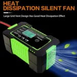 Motorcycle / Car Battery Smart Charger with LCD Creen - Image 6