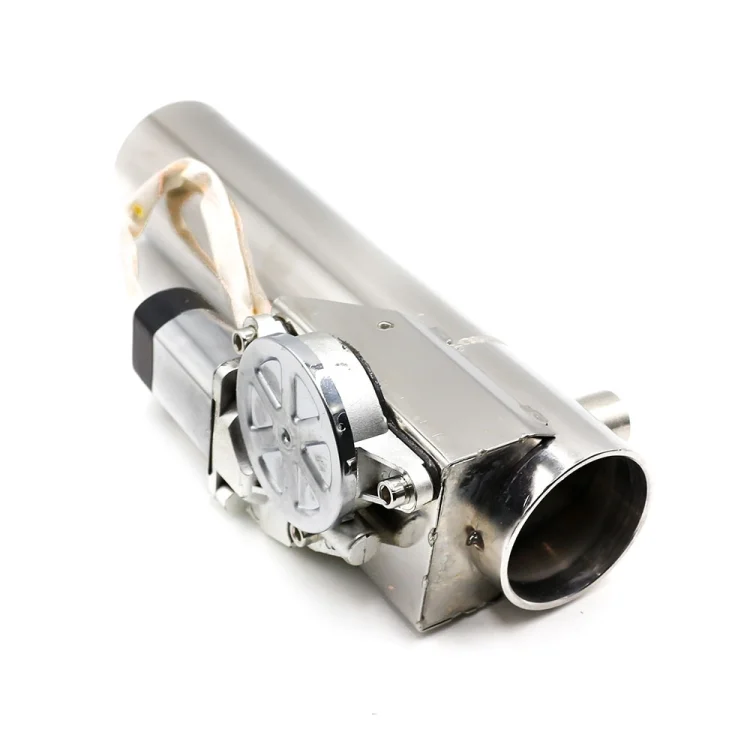 EDA004203501_1.webp Car Stainless Steel Straight Pipe Remote Control Electric Exhaust Valve - Image 2