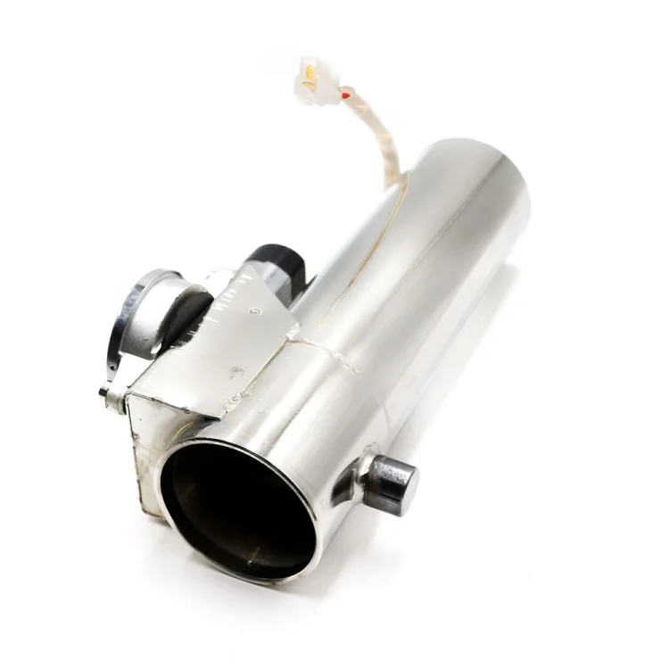 EDA004203501_2.webp Car Stainless Steel Straight Pipe Remote Control Electric Exhaust Valve - Image 3
