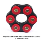 For BMW E46 Manual Trans Drive Shaft Flex Joint Disc - Image 3