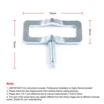For Ford V8 V10 Car Modified Exhaust Manifold Clips - Image 5