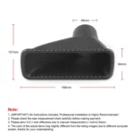 Car Modified Front Bumper Carbon Fiber Intake Pipe - Image 4