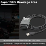 Vgate Vlinker FS ELM327 USB OBD2 Car Diagnostic Tool - Image 5