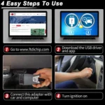 Vgate Vlinker FS ELM327 USB OBD2 Car Diagnostic Tool - Image 7