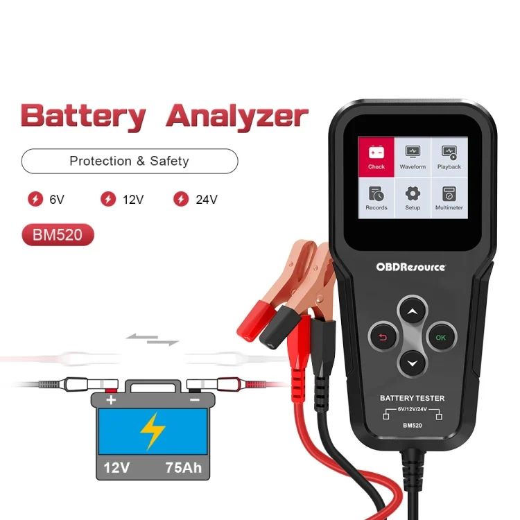 EDA0042219_1.webp OBDResource BM520 6V 12V Car Digital Load Battery Tester - Image 2