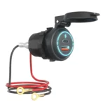 ZH-1786A2 QC3.0 USB-A + Type-C Dual Interface Car Charger, Cable Length: 60cm - Image 3