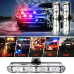 4 in 1 Car 16LEDs Grille Flash Lights Warning Lights with Wireless Remote Control - Image 7
