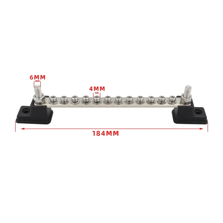 EDA004239501A_5.webp CP-3051 150A 12-48V RV Yacht 12-way Busbar with 14pcs Terminals - Image 6