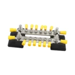 CP-3052 150A 12-48V RV Yacht Double-row 6-way Busbar with 16pcs Terminals - Image 2
