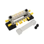 CP-3052 150A 12-48V RV Yacht Double-row 6-way Busbar with 16pcs Terminals - Image 6