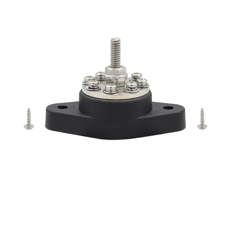 EDA004241201A_4.webp 1/4 inch M6 RV Yacht 8-way Terminal Stud with 2 M5x20 Screws - Image 5
