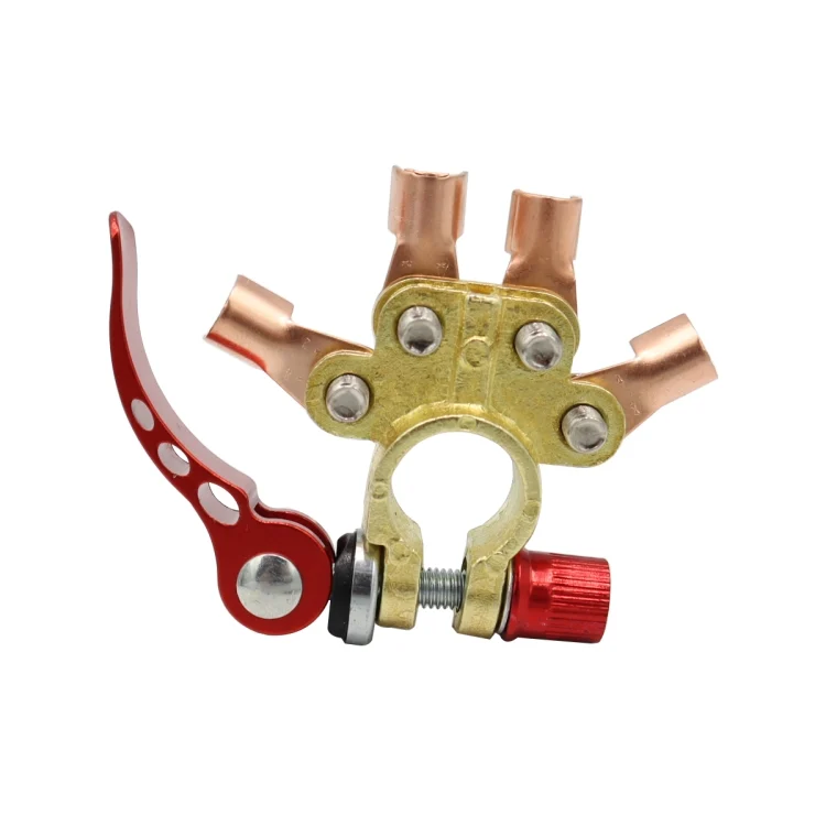EDA0042431_1.webp CP-3085 Car Battery Brass Stake Head Removable Battery Terminal Connector - Image 2