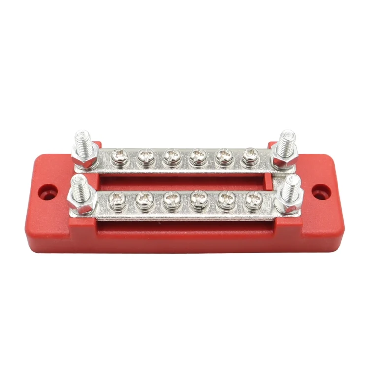 EDA0042441_3.webp CP-3110 1 Pair 150A 12-48V RV Yacht Double-row 6-way Busbar - Image 4