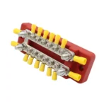 CP-3114 1 Pair 150A 12-48V RV Yacht Double-row 6-way Busbar with 32pcs Terminals - Image 4
