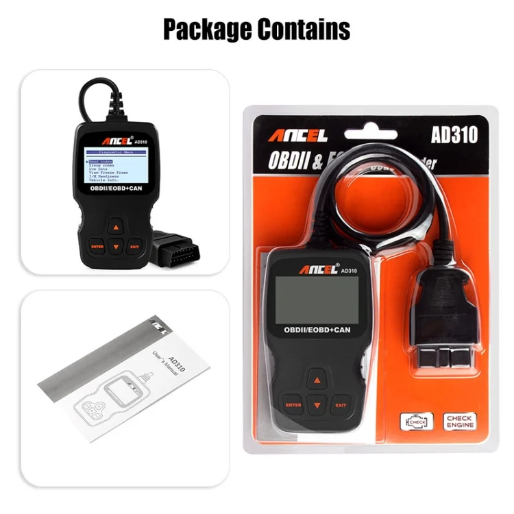 EDA0042589_5.webp Ancel AD310 CAN OBD2 Car Engine Fault Diagnosis Tool - Image 6