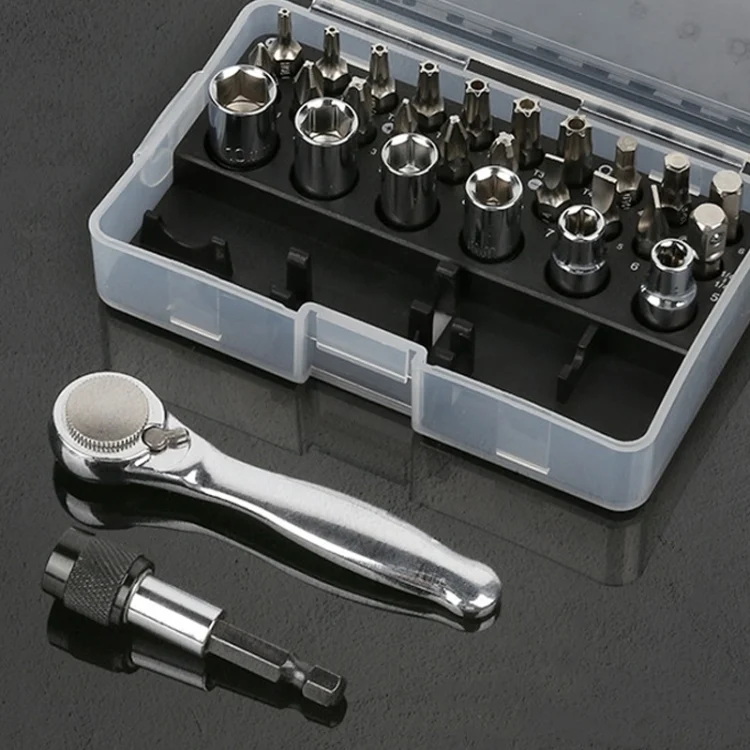 28 in 1 Ratcheting Screwdriver Set