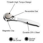 28 in 1 Ratcheting Screwdriver Set - Image 2