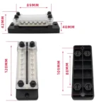 CP-3023-01 150A 12-48V RV Yacht Double-row 6-way Busbar - Image 5