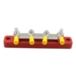 CP-3118 150A 12-48V RV Yacht Single-row 2-way Busbar with 4pcs Terminals - Image 2