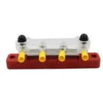 CP-3118 150A 12-48V RV Yacht Single-row 2-way Busbar with 4pcs Terminals - Image 4