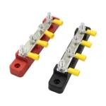 CP-3120 1 Pair 150A 12-48V RV Yacht Single-row 2-way Busbar with 8pcs Terminals - Image 5
