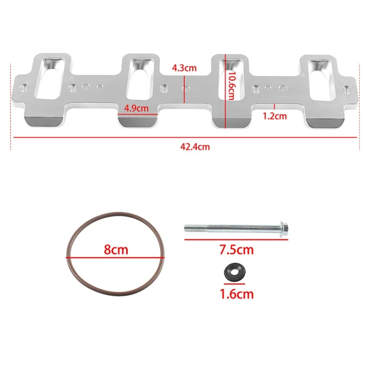 EDA0042893_3.webp LS Rectangular Port Intake Manifold Adapter 551316 LSA LSX LS3 Manifold - Image 4