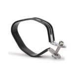Motorcycle Exhaust Pipe Muffler Carbon Fiber Clamp - Image 3