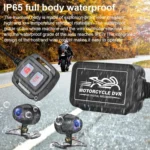 SE3 Dual AHD 1080P Waterproof HD Motorcycle DVR Without Screen, Support TF Card / Cycling Video / Parking Monitoring - Image 7