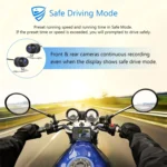 SE20 2.0 inch 1080P Waterproof HD Motorcycle DVR, Support TF Card / Cycling Video / Parking Monitoring - Image 2