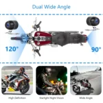 SE20 2.0 inch 1080P Waterproof HD Motorcycle DVR, Support TF Card / Cycling Video / Parking Monitoring - Image 4