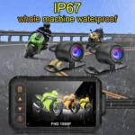 SE60 3.0 inch 1080P Waterproof HD Motorcycle DVR, Support TF Card / Cycling Video / Parking Monitoring - Image 5