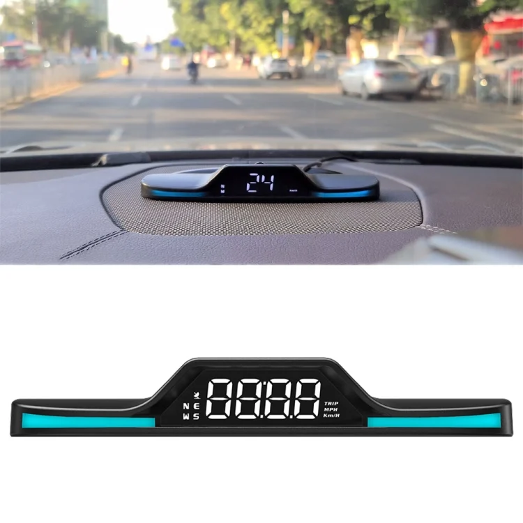 EDA0043150.webp G15 Car HD GPS Head-Up Display with Color Changing Ambient Light - Image 1