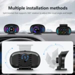 P2 3 inch Multi-function HD OBD LCD Instrument GPS Car Speed Slope Meter HUD Head-up Display - Image 6