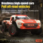 JJR/C Q130 Full-scale Brushless Four-wheel Drive High-speed Pickup RC Car - Image 5