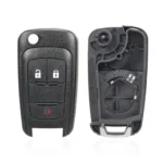 For Opel Car Keys Replacement Car Key Case with Foldable Key Blade - Image 2