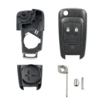For Opel Car Keys Replacement Car Key Case with Foldable Key Blade - Image 5